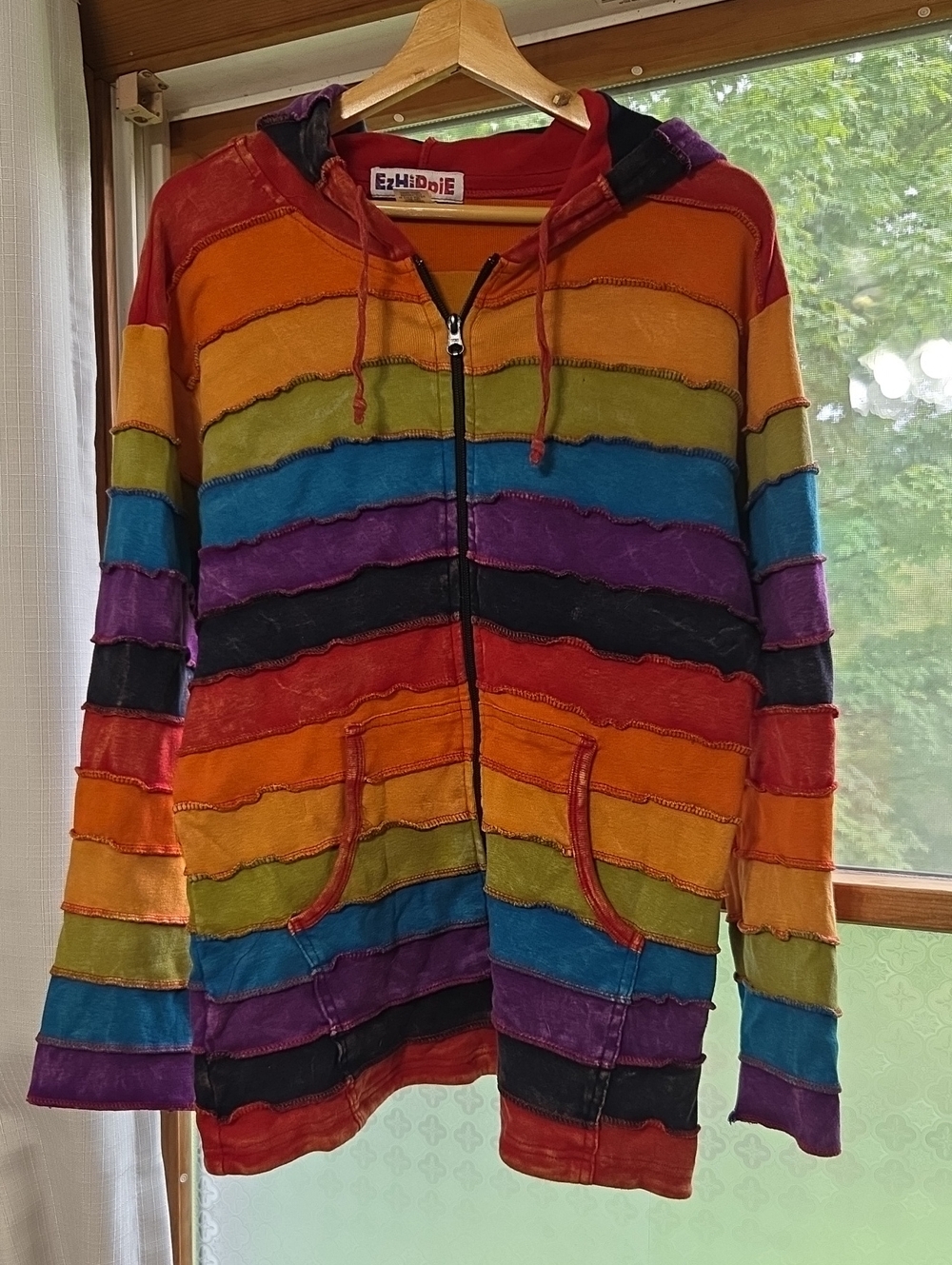 🎃Ez Hippie Stonewash Hoodie